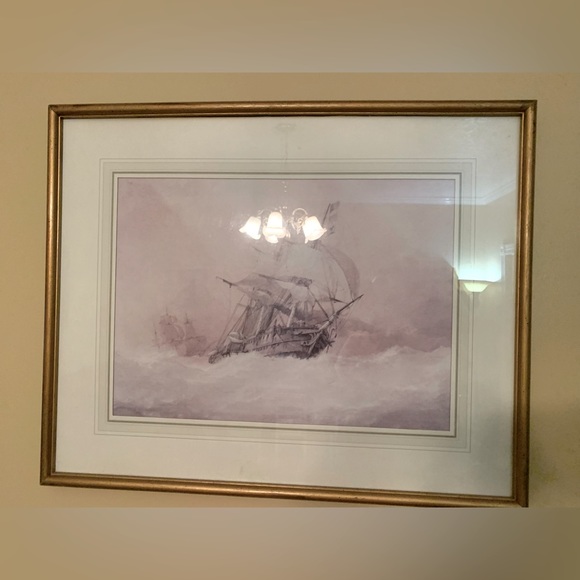 “Clipper Ship in Waves” by Richard Henry Gibbs